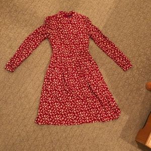 Perfect red dress for the fall!